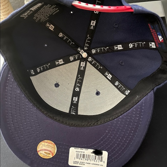 New Era Los Angeles Dodgers Navy Americana Fade 9FIFTY Snapback Hat - OSFM - Picture 5 of 9